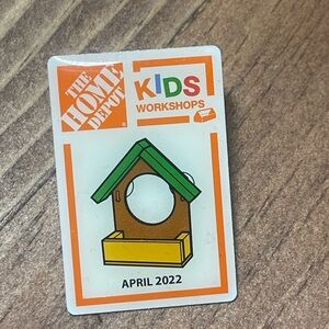 Home Depot Kids Workshop Pin